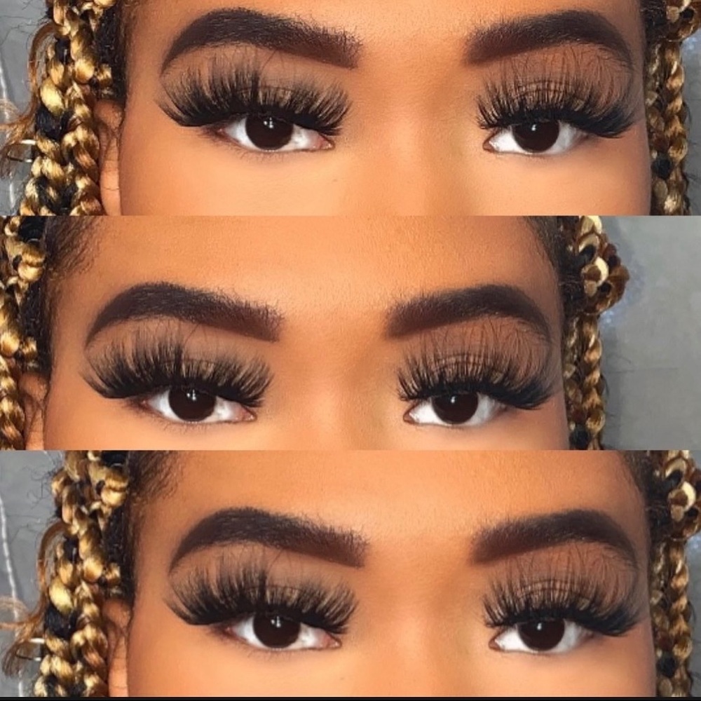 25mm mink eyelashes.